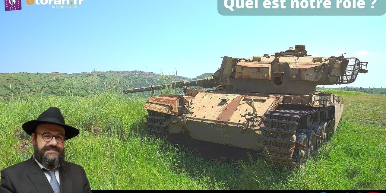 Guerre en Israel: Quel est notre rôle maintenant? Recueil partiel des actions initiées par le Rabbi