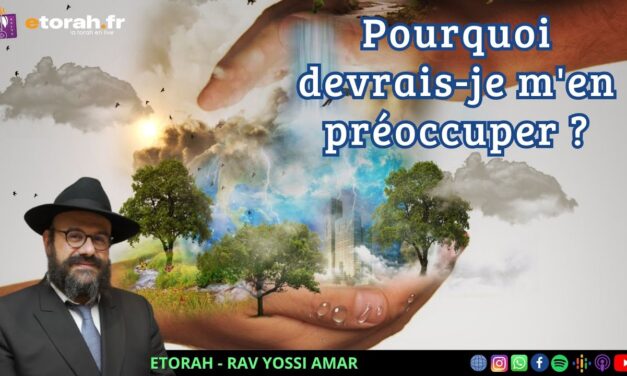 Kedochim: Appel à l&rsquo;aide ! Pourquoi devrais-je m&rsquo;en préoccuper ?