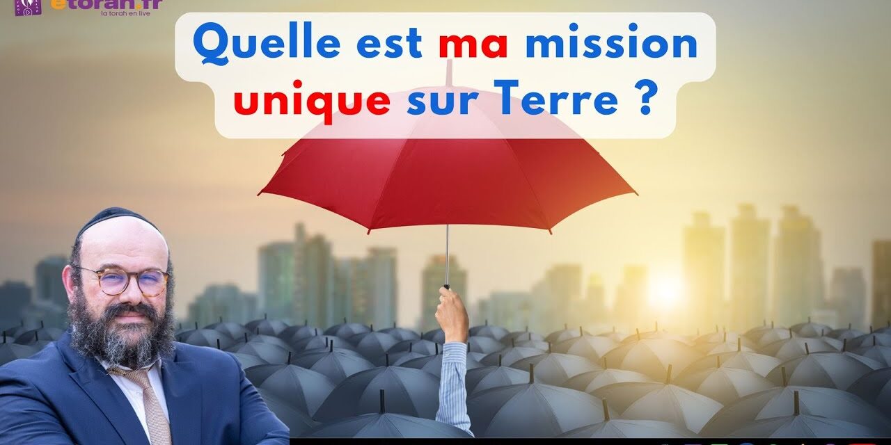 Iguérèt HaKodech Ch. 7 #2: Quelle est ma mission unique dans ce monde ?