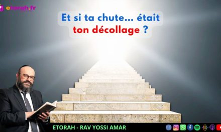 Vayichlah: Et si vos plus grandes chutes… étaient en réalité le début de votre ascension ?
